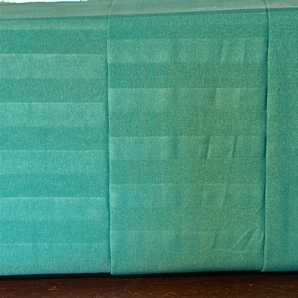 Traditional at home king 6 pc sheet set Pistachio Green embossed striped